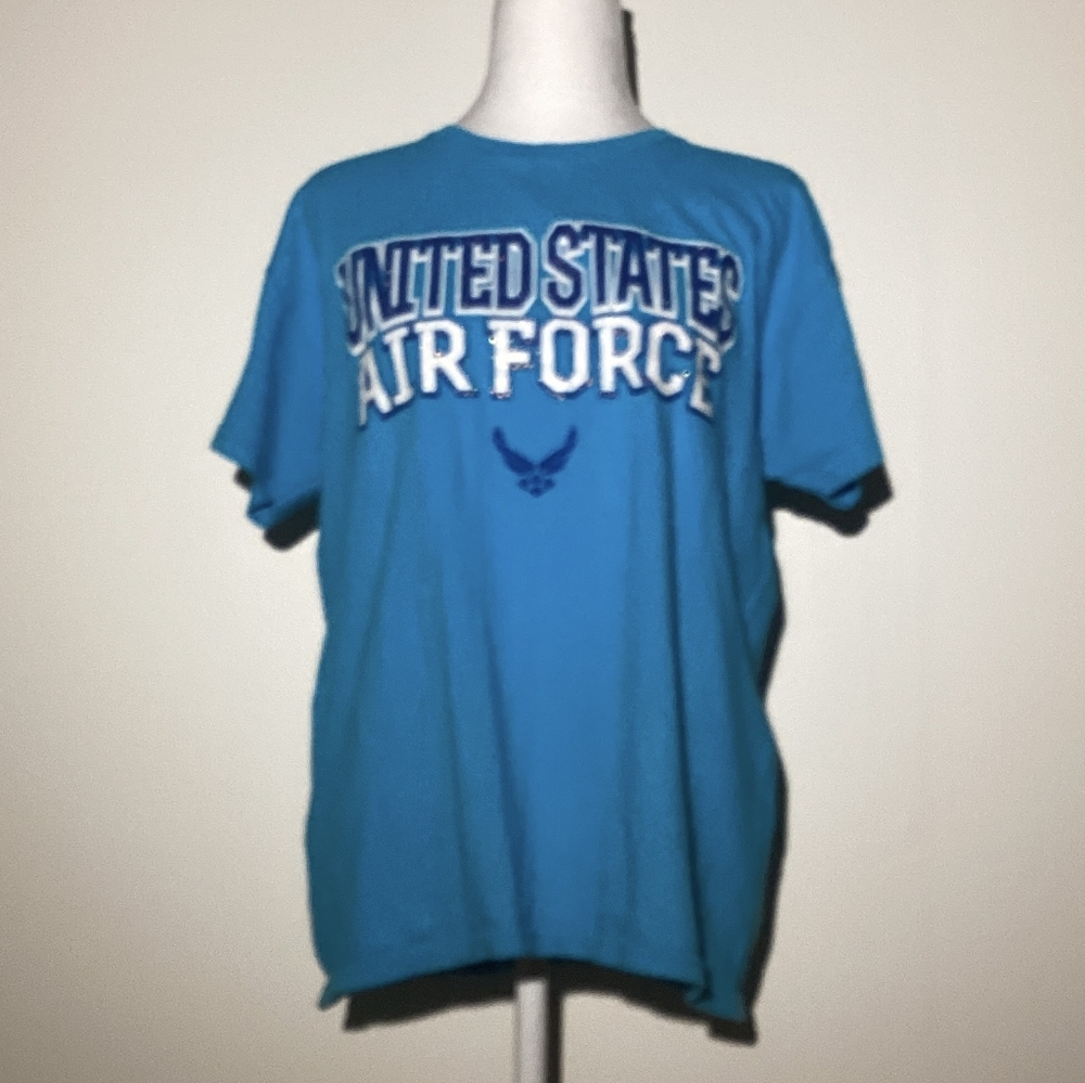 Anvil Women's Light Blue Short Sleeves Tee Shirt